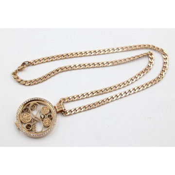 Luxry Rose Gold Living Locket Halskette